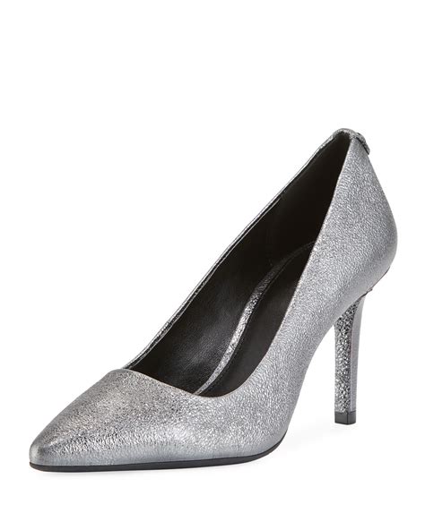 michael kors dorothy flex pump metallic|More.